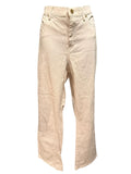 Lilly Pulitzer Cream Wide Leg Jeans
