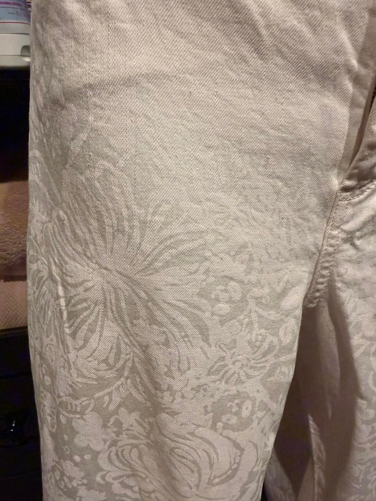 Lilly Pulitzer Cream Wide Leg Jeans