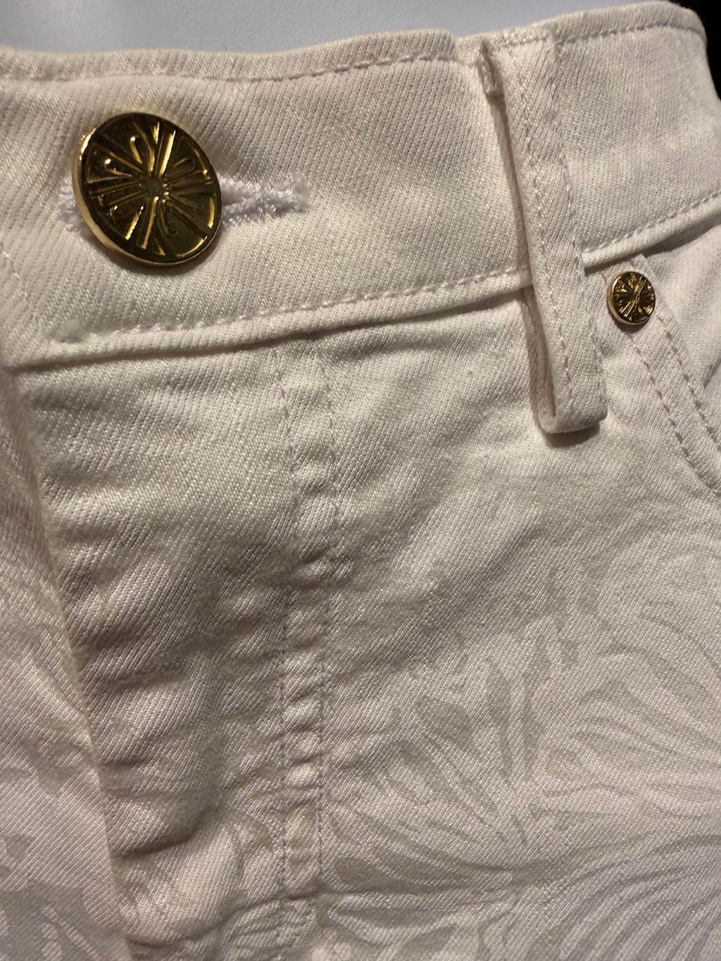 Lilly Pulitzer Cream Wide Leg Jeans