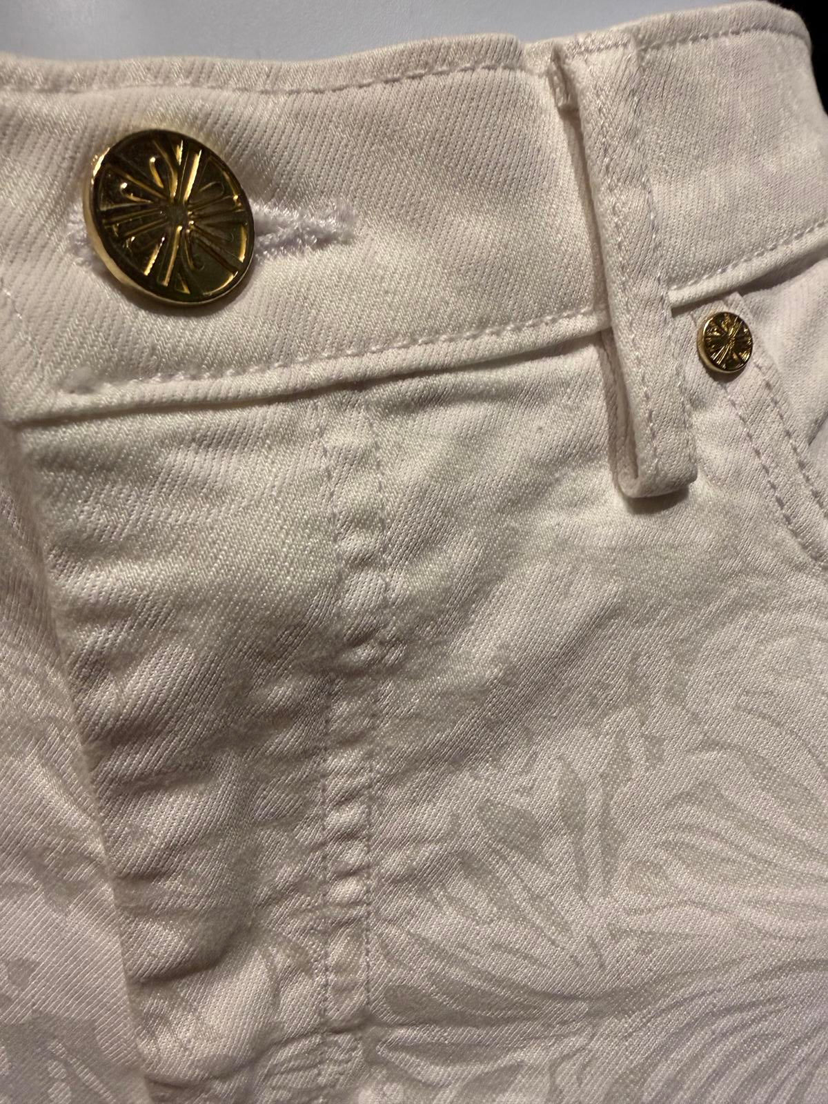 Lilly Pulitzer Cream Wide Leg Jeans