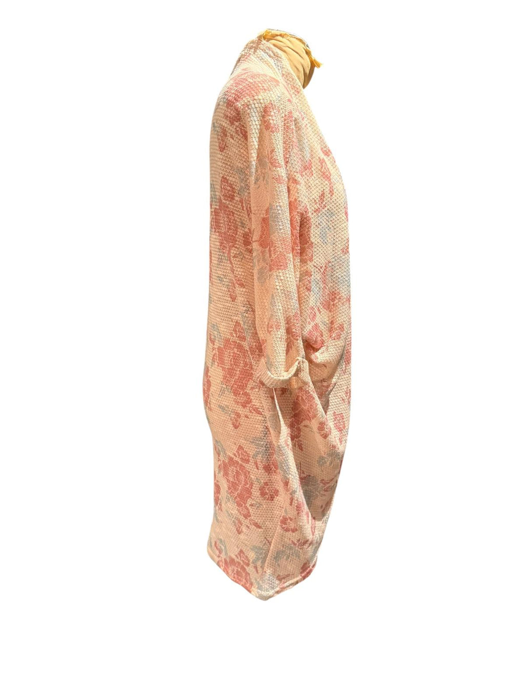 Mudd Lightweight Floral Print Open Cardigan Sweater