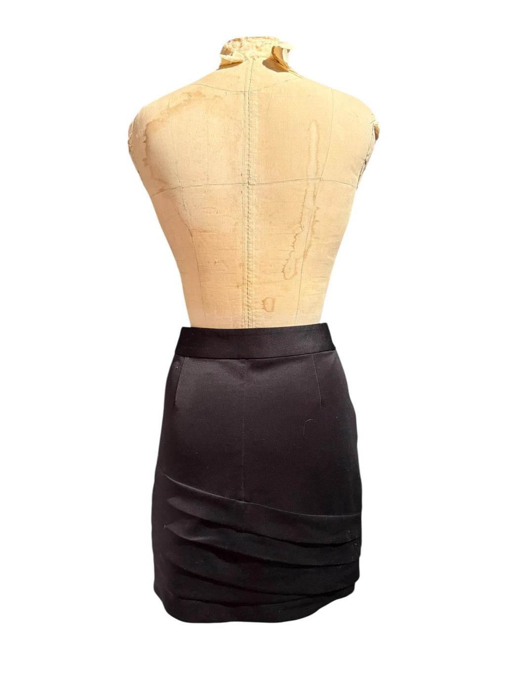 WE Black Mini Skirt with Layered Hem Detail
