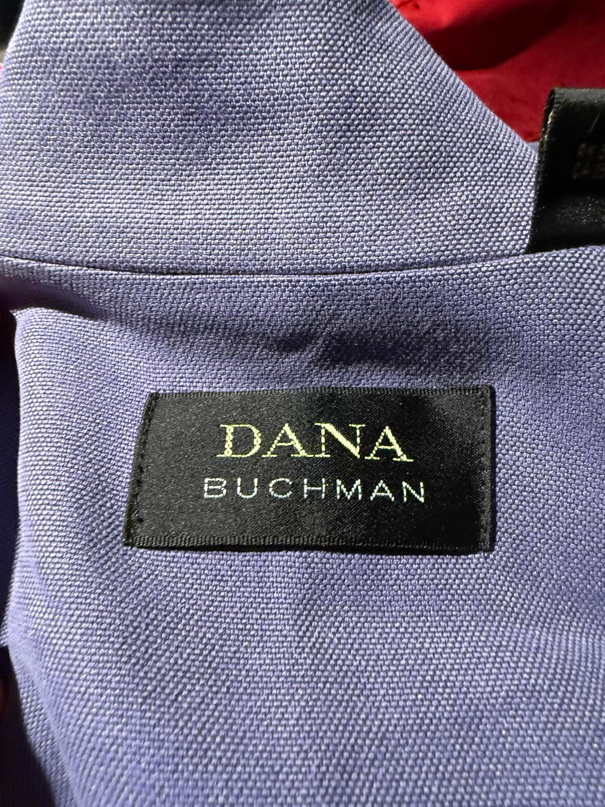 Dana Buchman Purple 100% Silk Two-Piece Suit Set