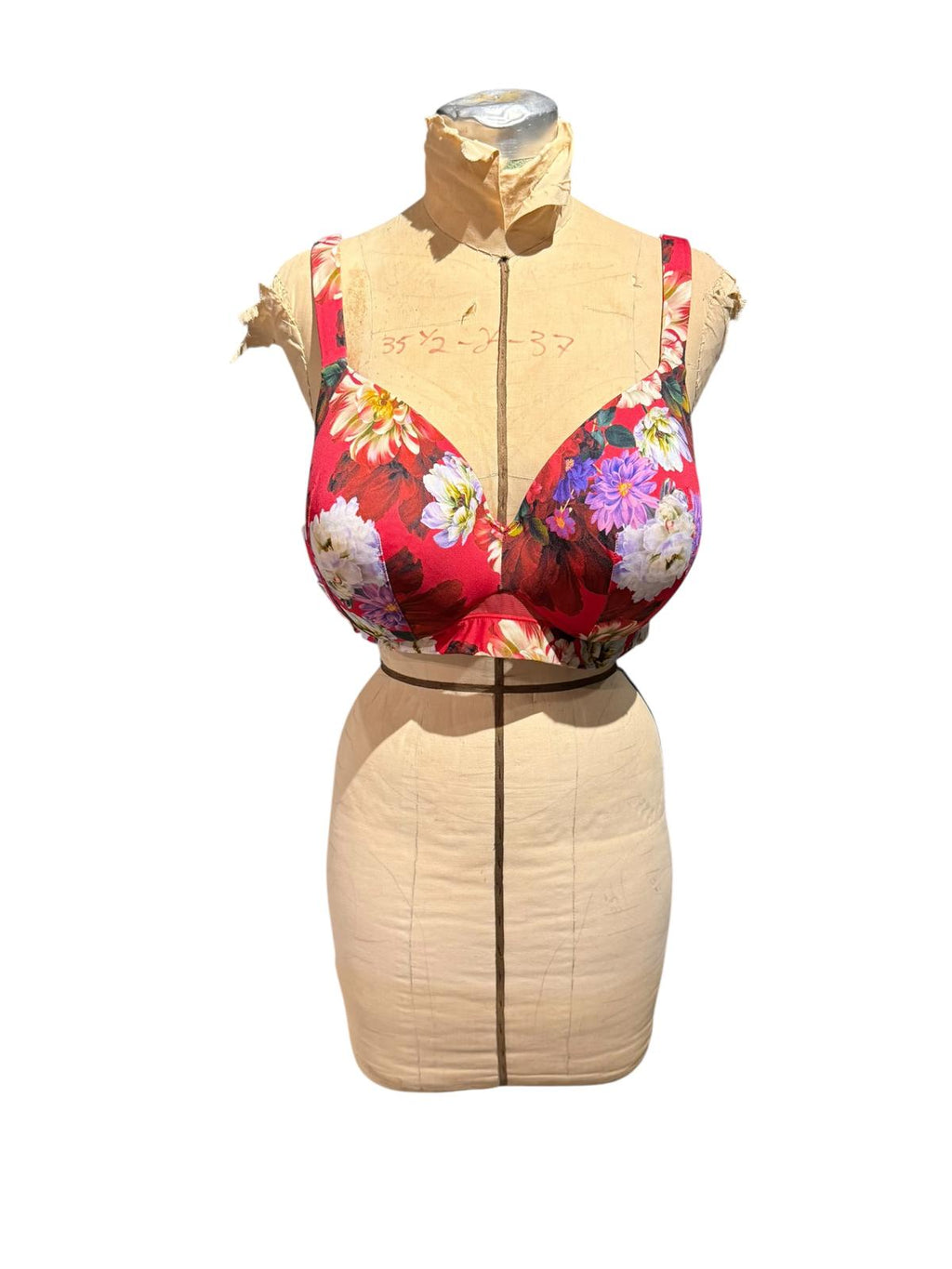 Cacique Comfort Bliss Floral Print Full Coverage Bra Size 42C