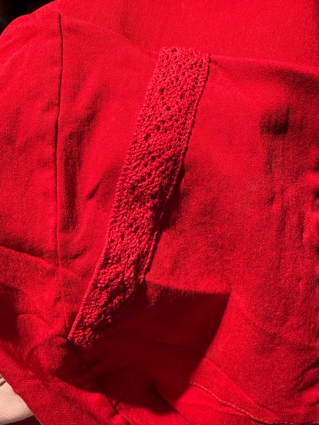 Chloe + Jasmine Red Knee-Length Casual Shorts