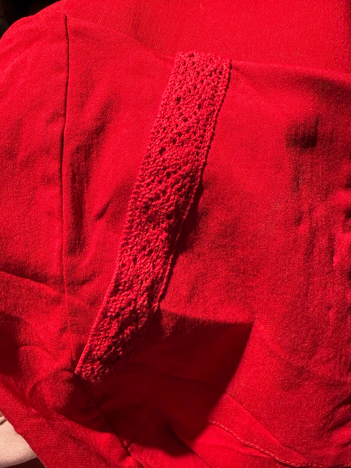 Chloe + Jasmine Red Knee-Length Casual Shorts