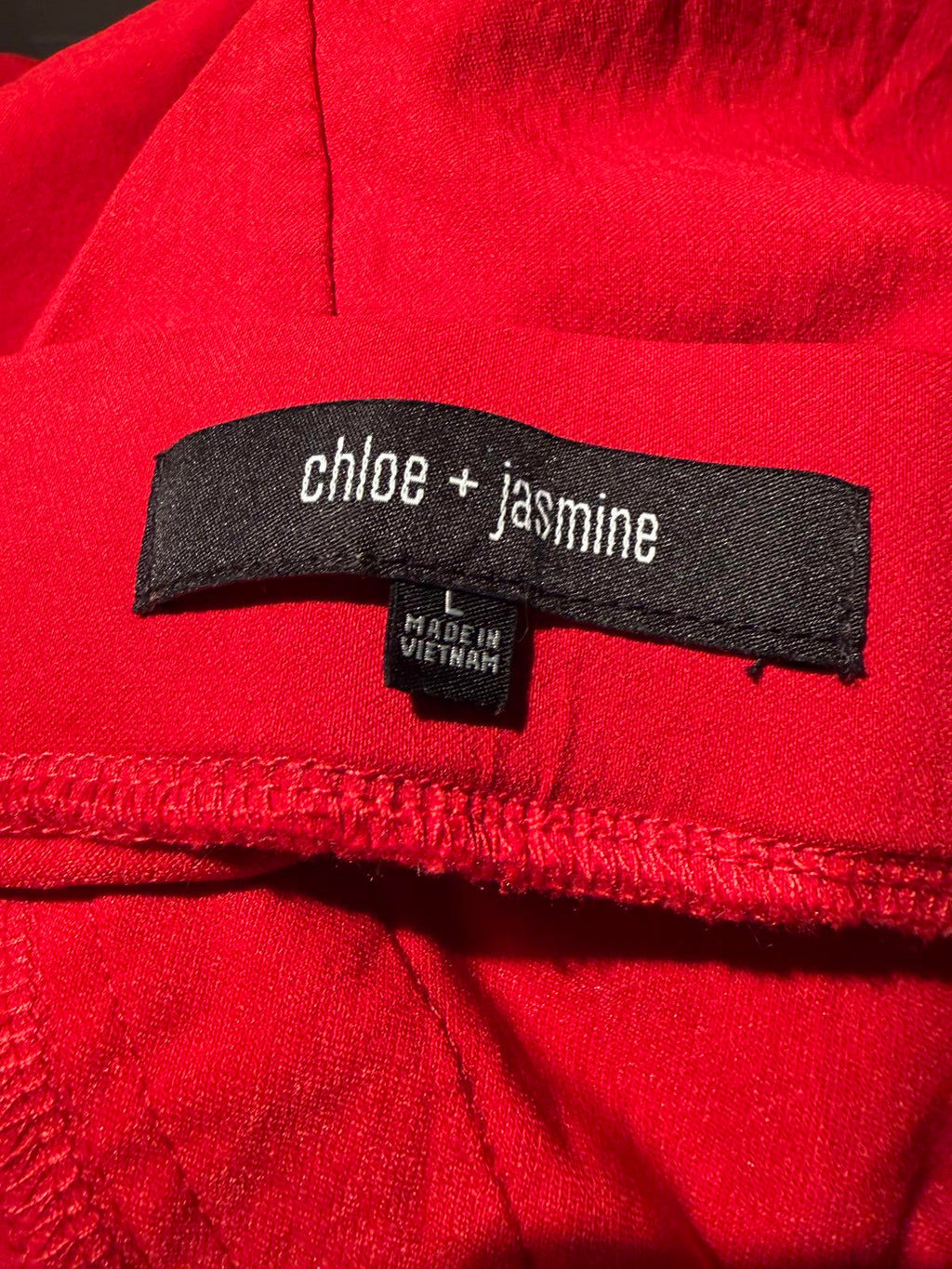 Chloe + Jasmine Red Knee-Length Casual Shorts