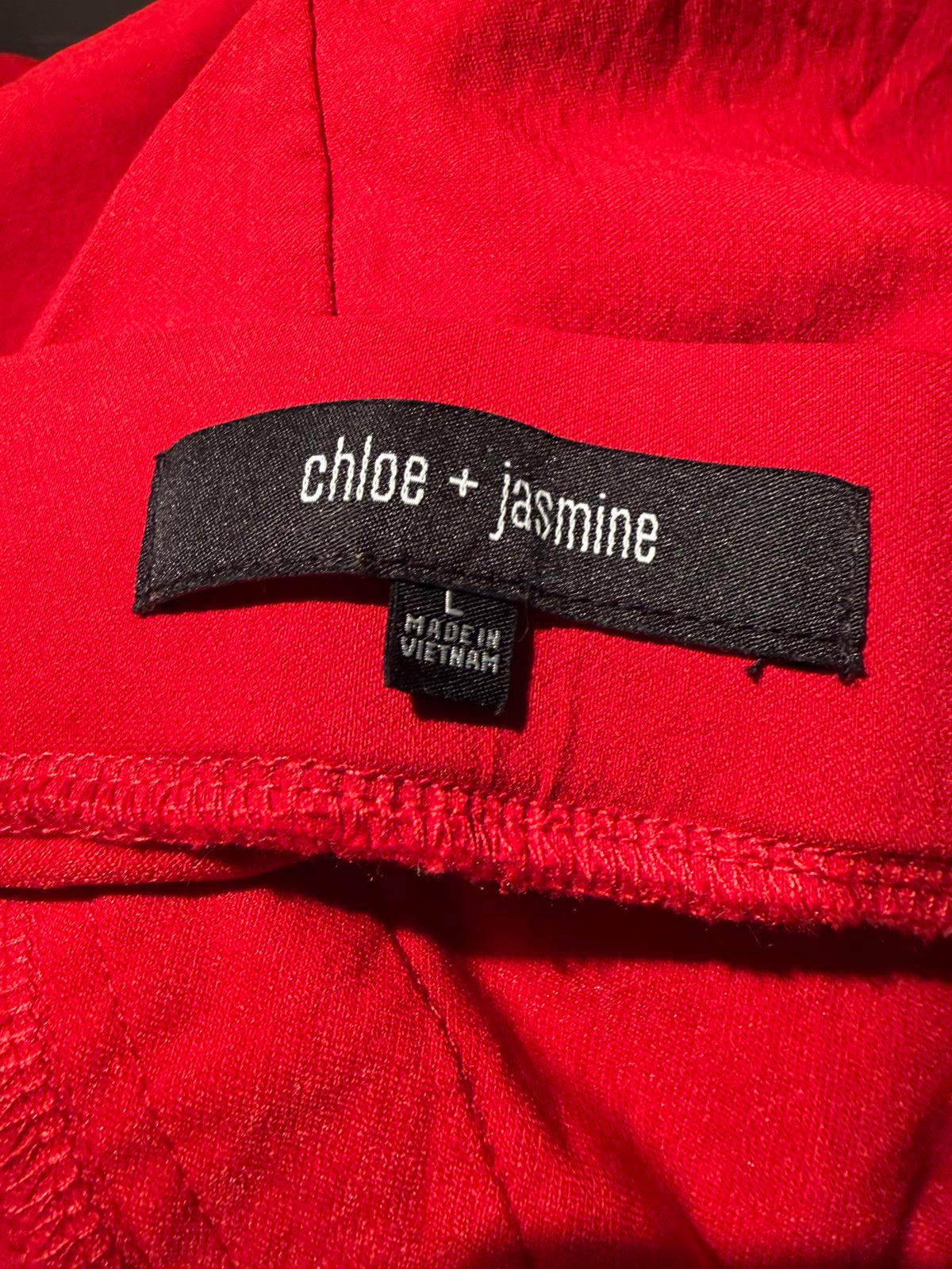 Chloe + Jasmine Red Knee-Length Casual Shorts