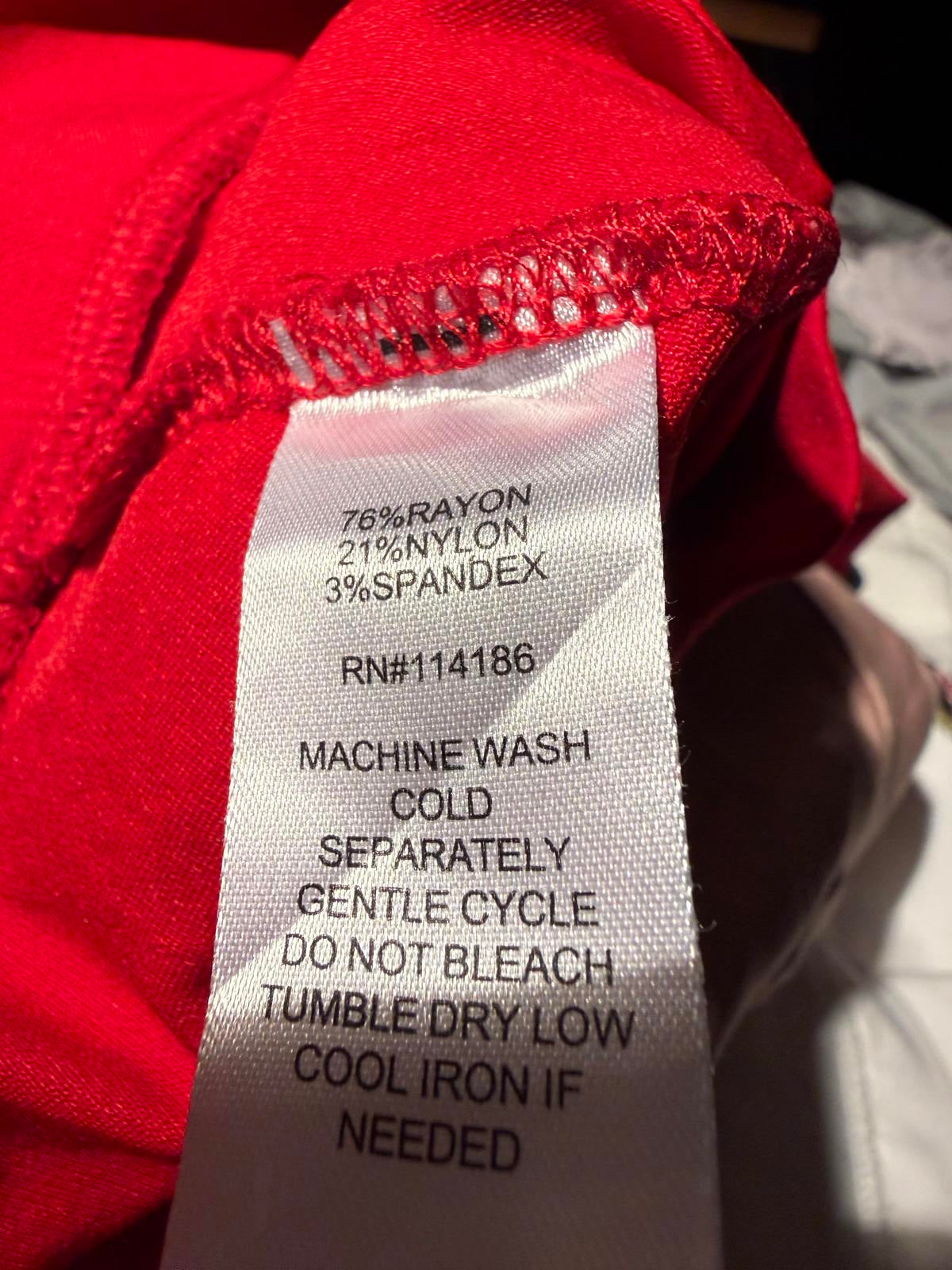 Chloe + Jasmine Red Knee-Length Casual Shorts