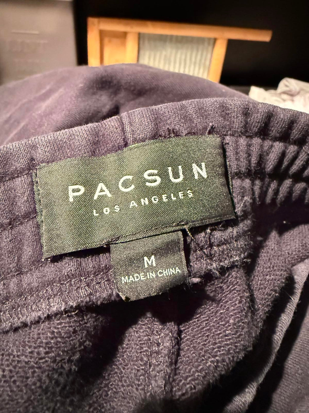 PACSUN Black Casual Drawstring Shorts