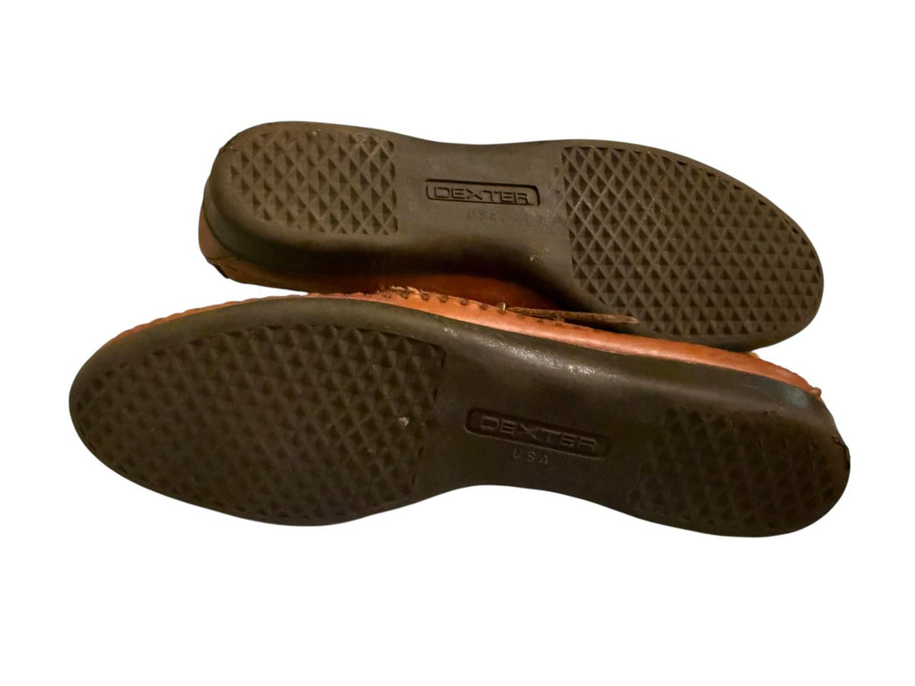 Dexter Vintage Brown Leather Casual Slip-On Shoes