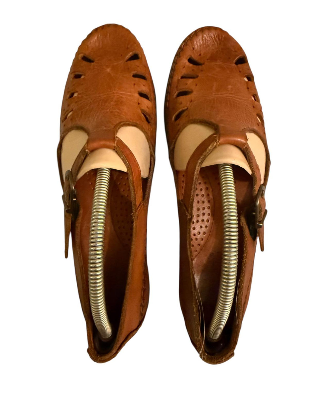 Dexter Vintage Brown Leather Casual Slip-On Shoes