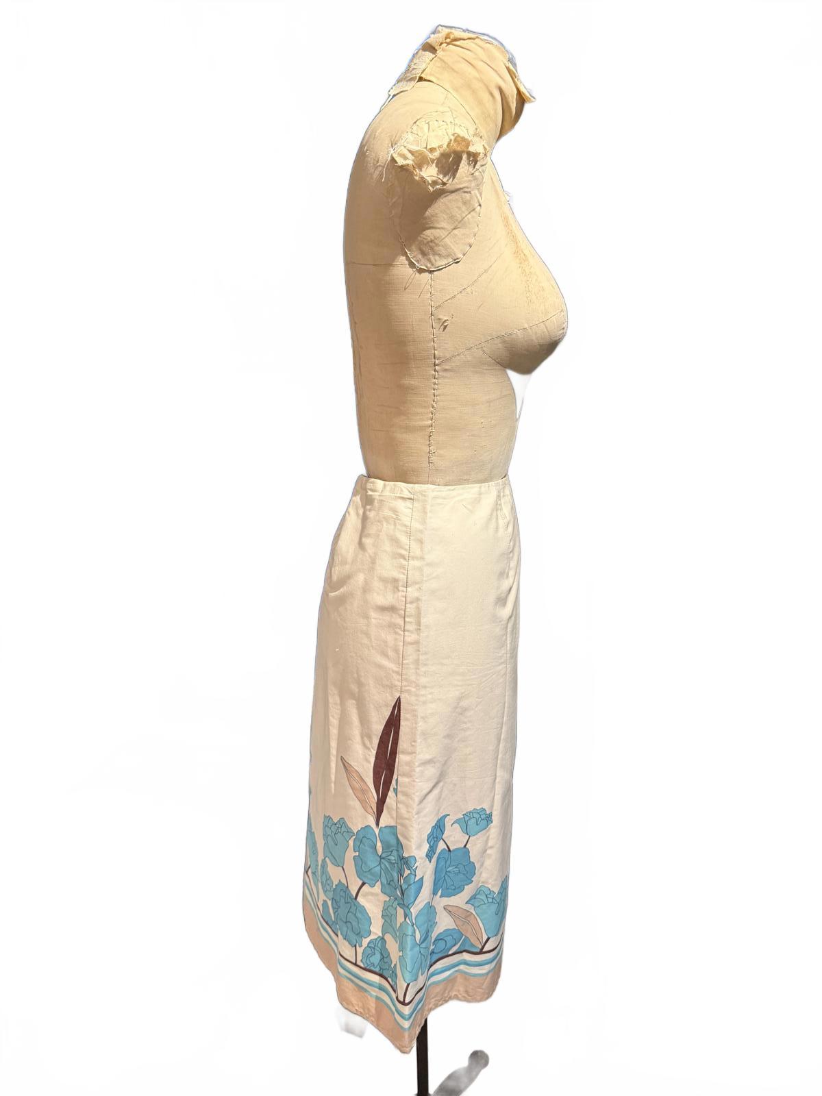 Axcess Floral Print Knee-Length Skirt