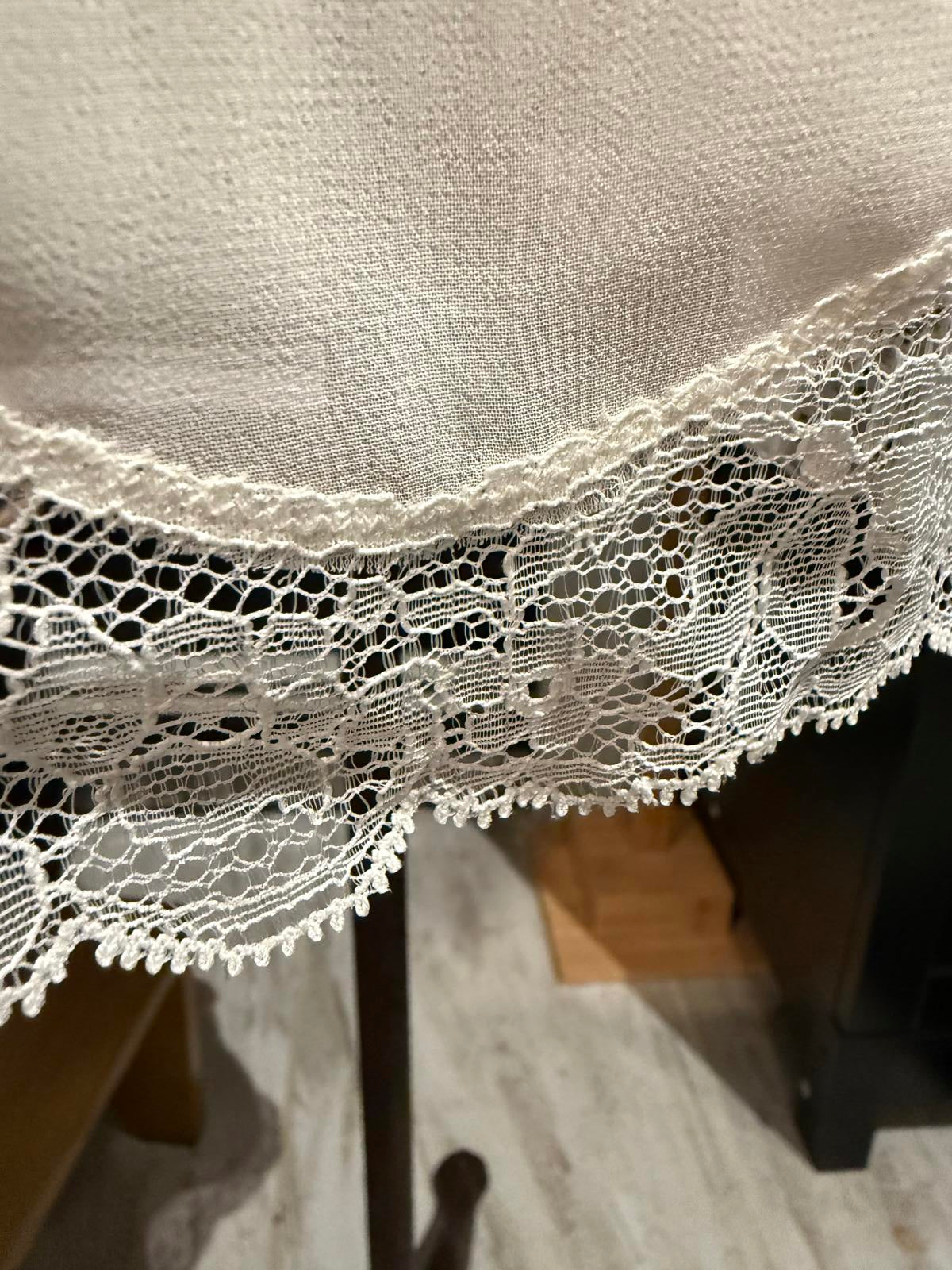 Vanity Fair Vintage White Half Slip with Lace Trim