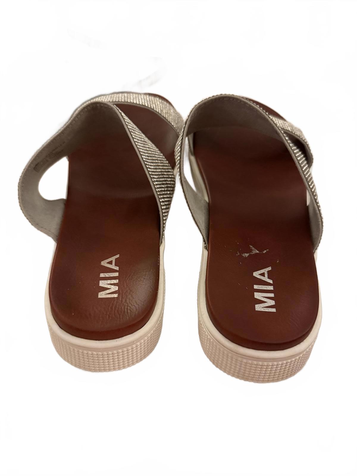 MIA Women's Double Strap Slide Sandals