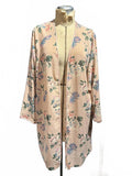 Cacique Lightweight Floral Open Front Robe