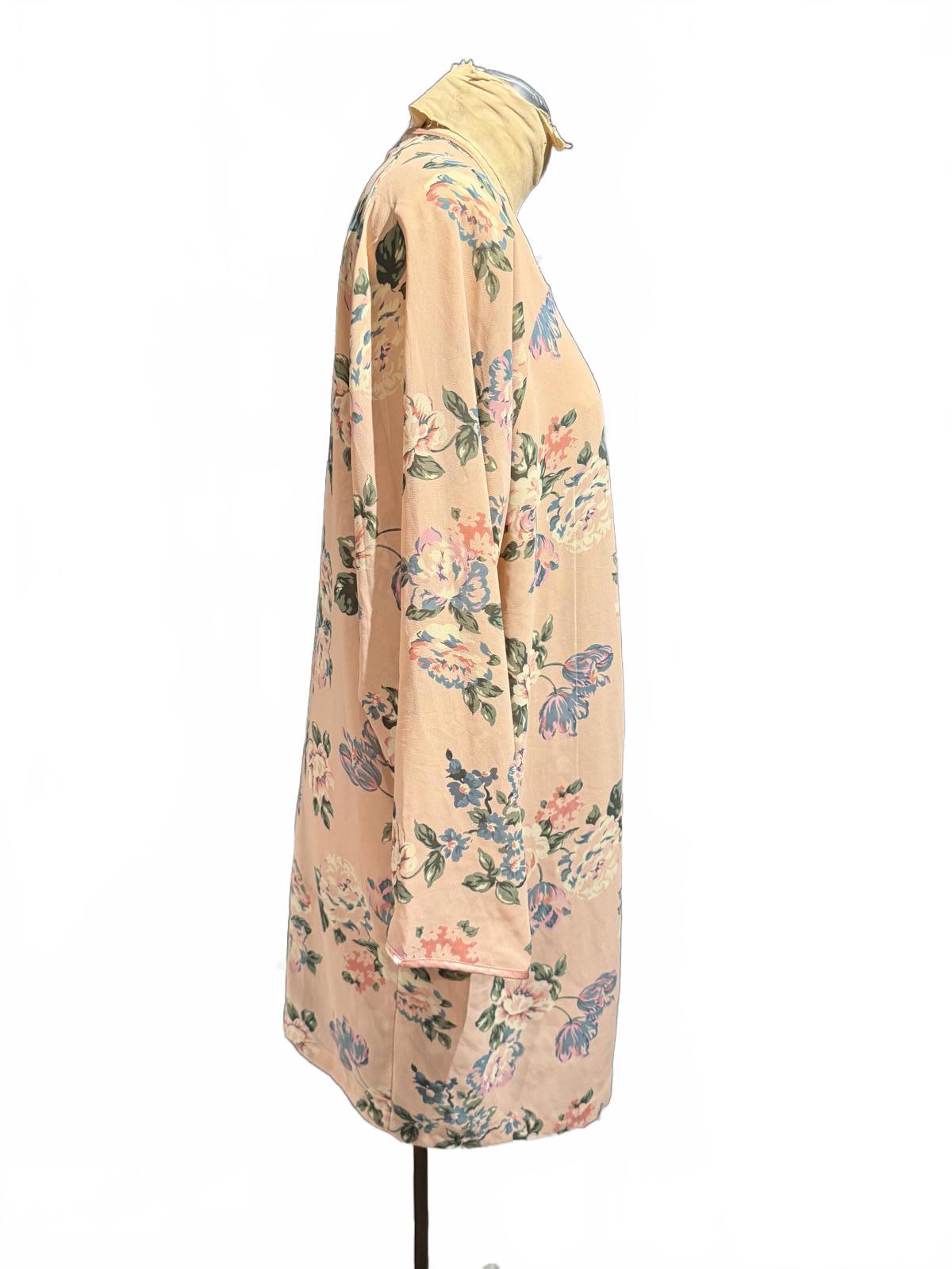 Cacique Lightweight Floral Open Front Robe