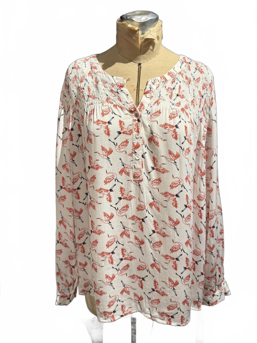 My Danielle Long Sleeve Floral Print Blouse