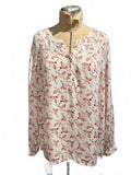 My Danielle Long Sleeve Floral Print Blouse