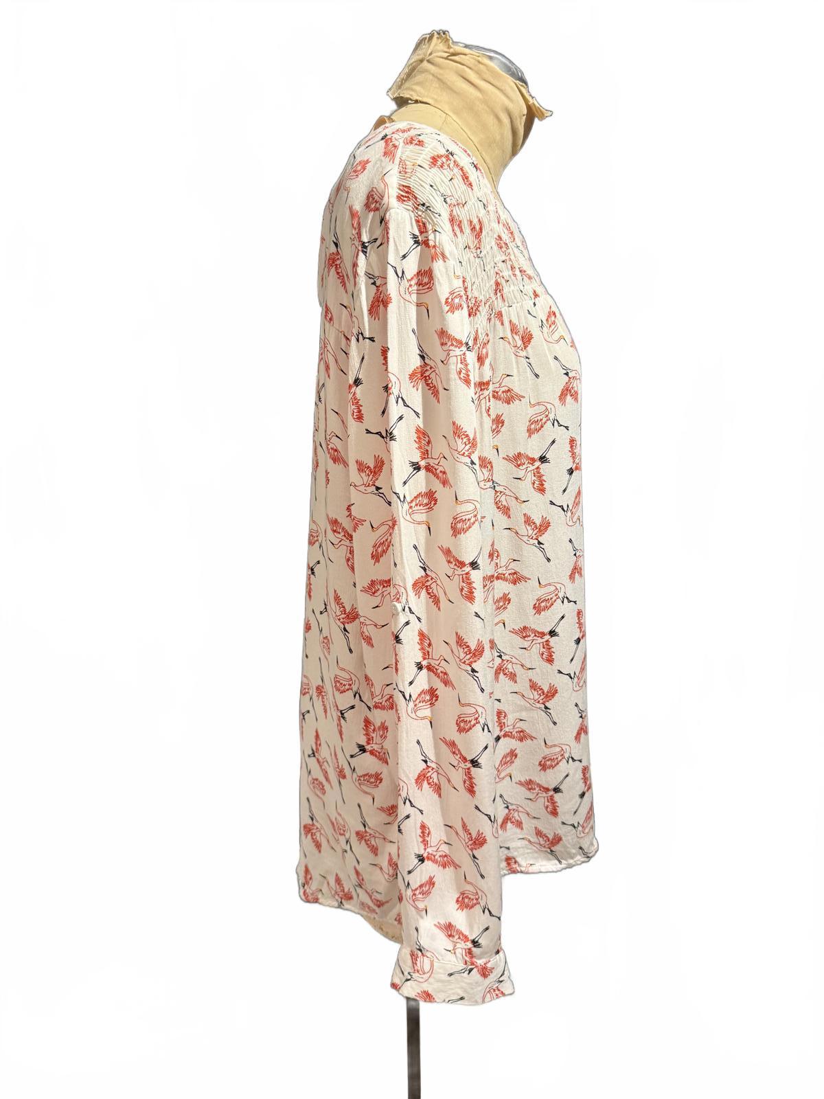 My Danielle Long Sleeve Floral Print Blouse