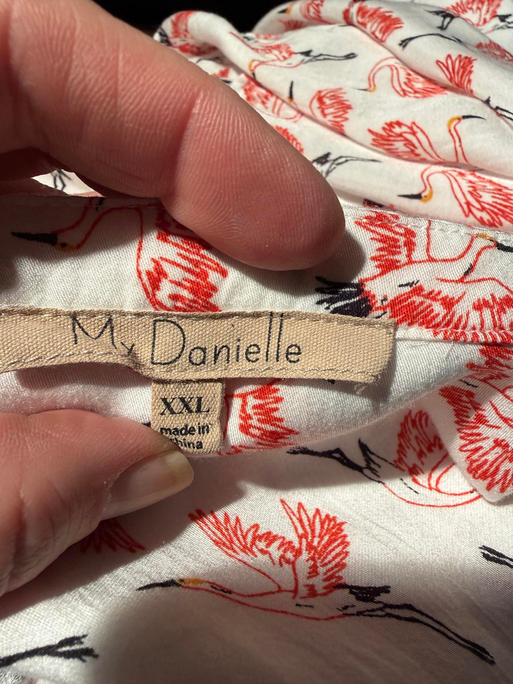 My Danielle Long Sleeve Floral Print Blouse
