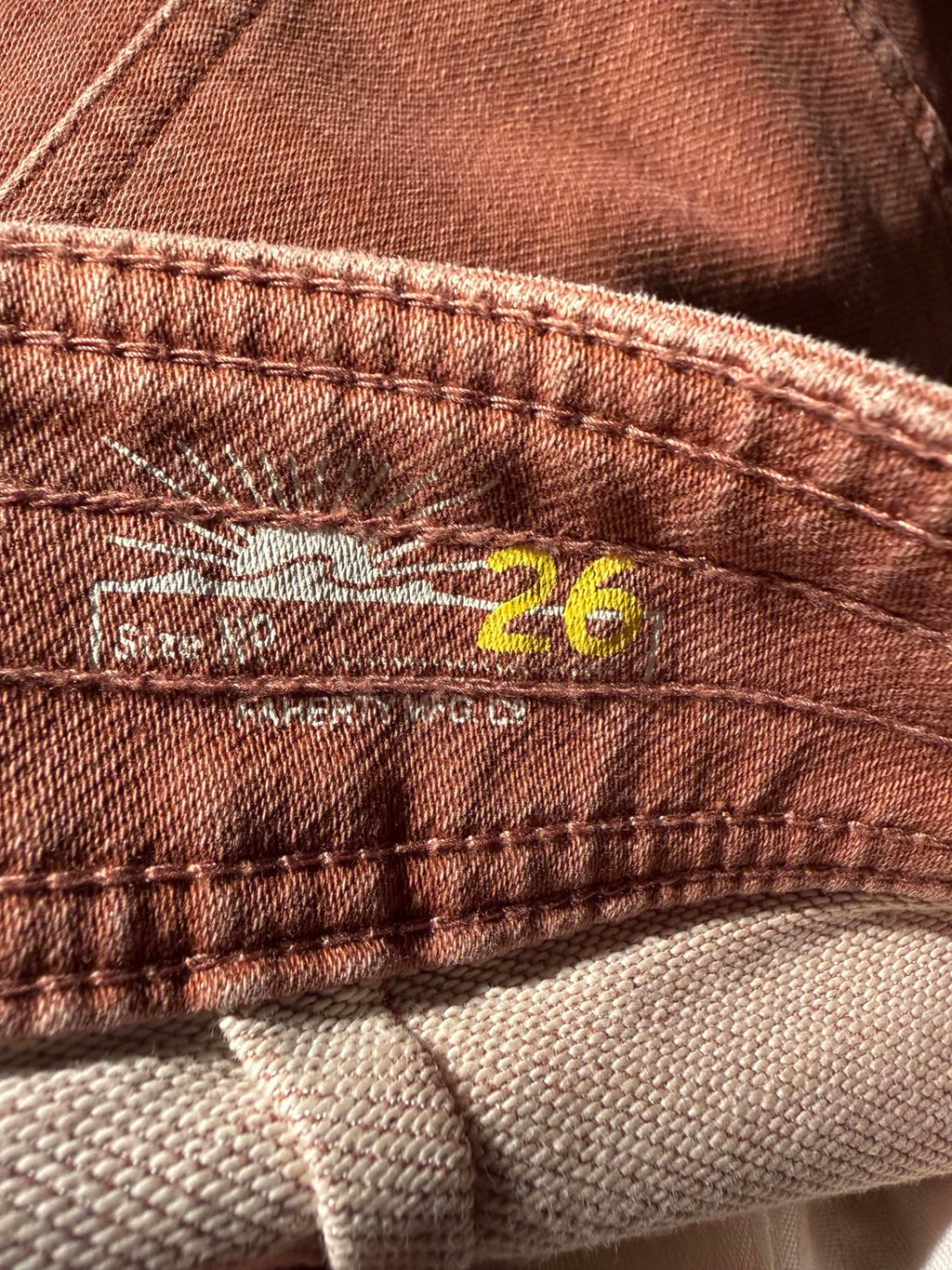 Faherty Wide Leg Terracotta Corduroy Pants