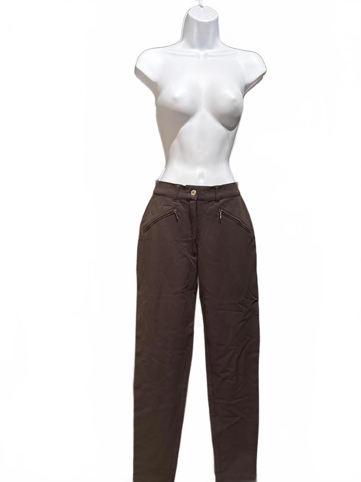 Sportmax Slim Fit Pants with Zip Pockets