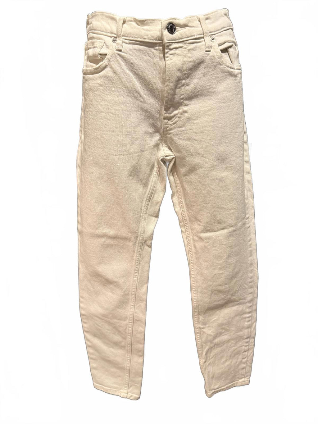 Everlane Cream Colored Straight Leg Jeans
