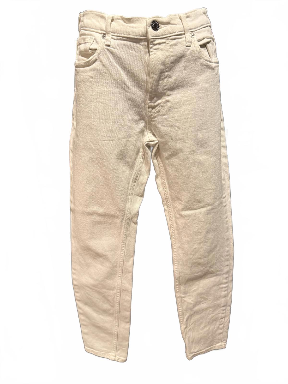 Everlane Cream Colored Straight Leg Jeans