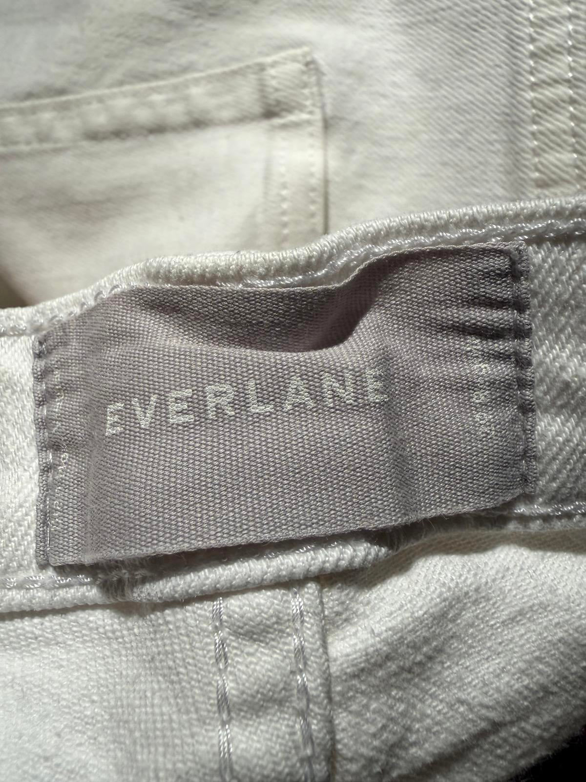 Everlane Cream Colored Straight Leg Jeans
