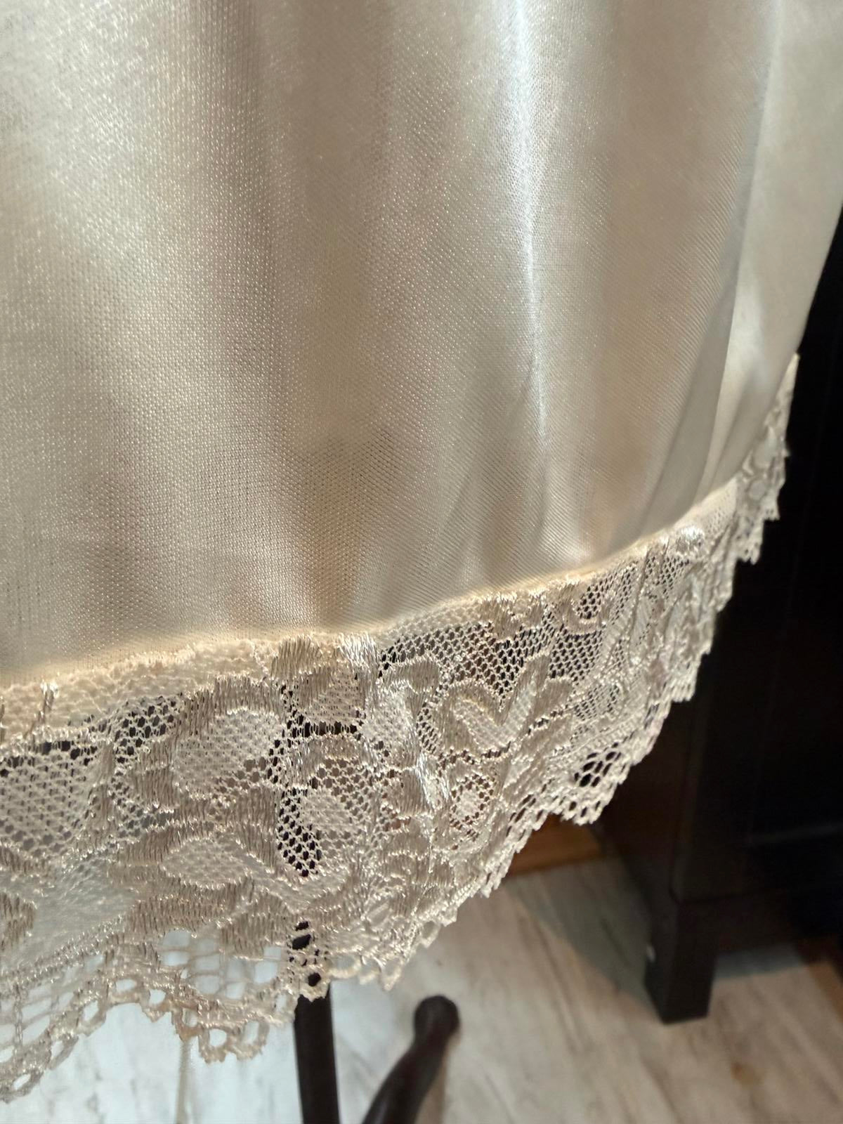 Vintage Half Slip with Lace Trim