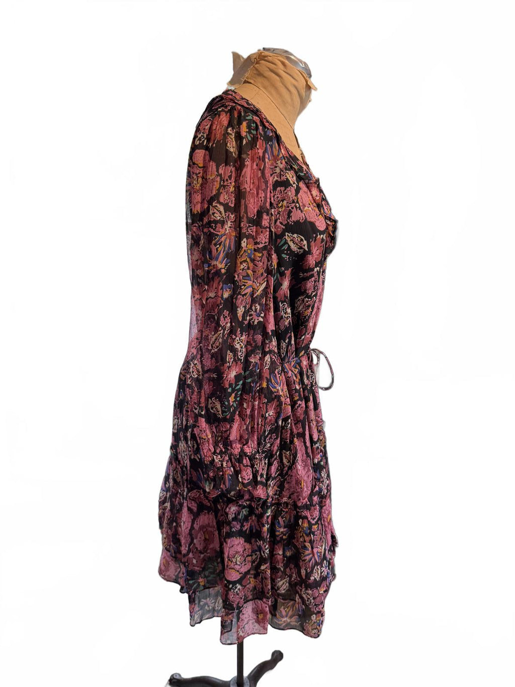 Cleobella Floral Long Sleeve Ruffle Dress
