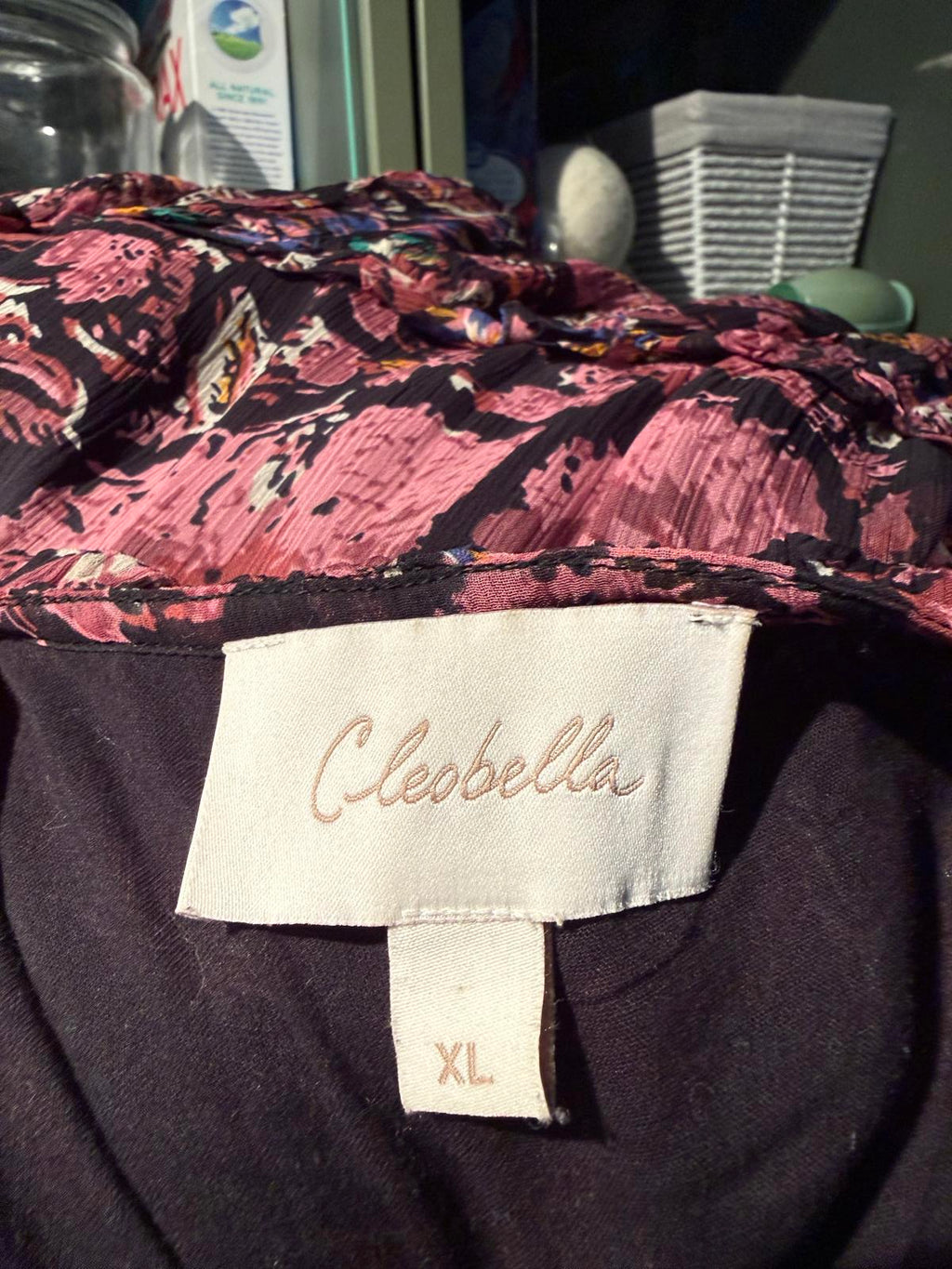 Cleobella Floral Long Sleeve Ruffle Dress