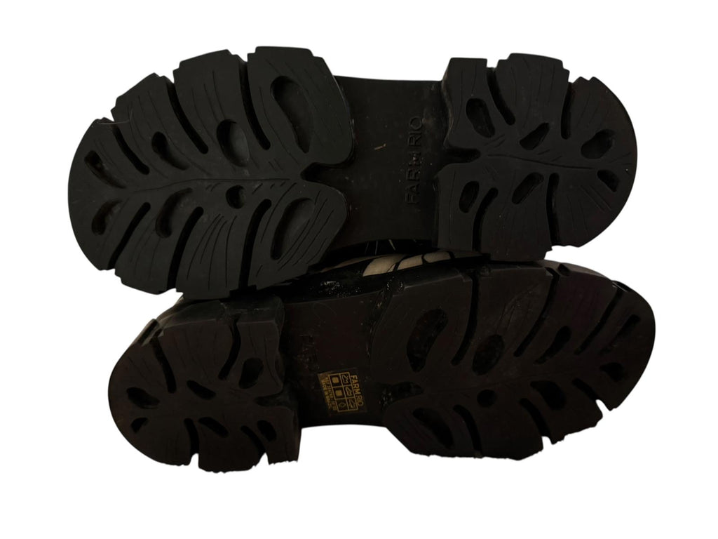 Farm Rio Cerrado Sky Lug Sole Puffer Booties