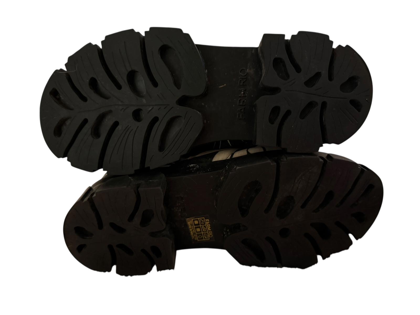 Farm Rio Cerrado Sky Lug Sole Puffer Booties