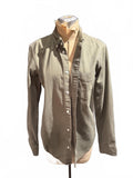 Everlane Casual Olive Green Long Sleeve Button-Up Shirt