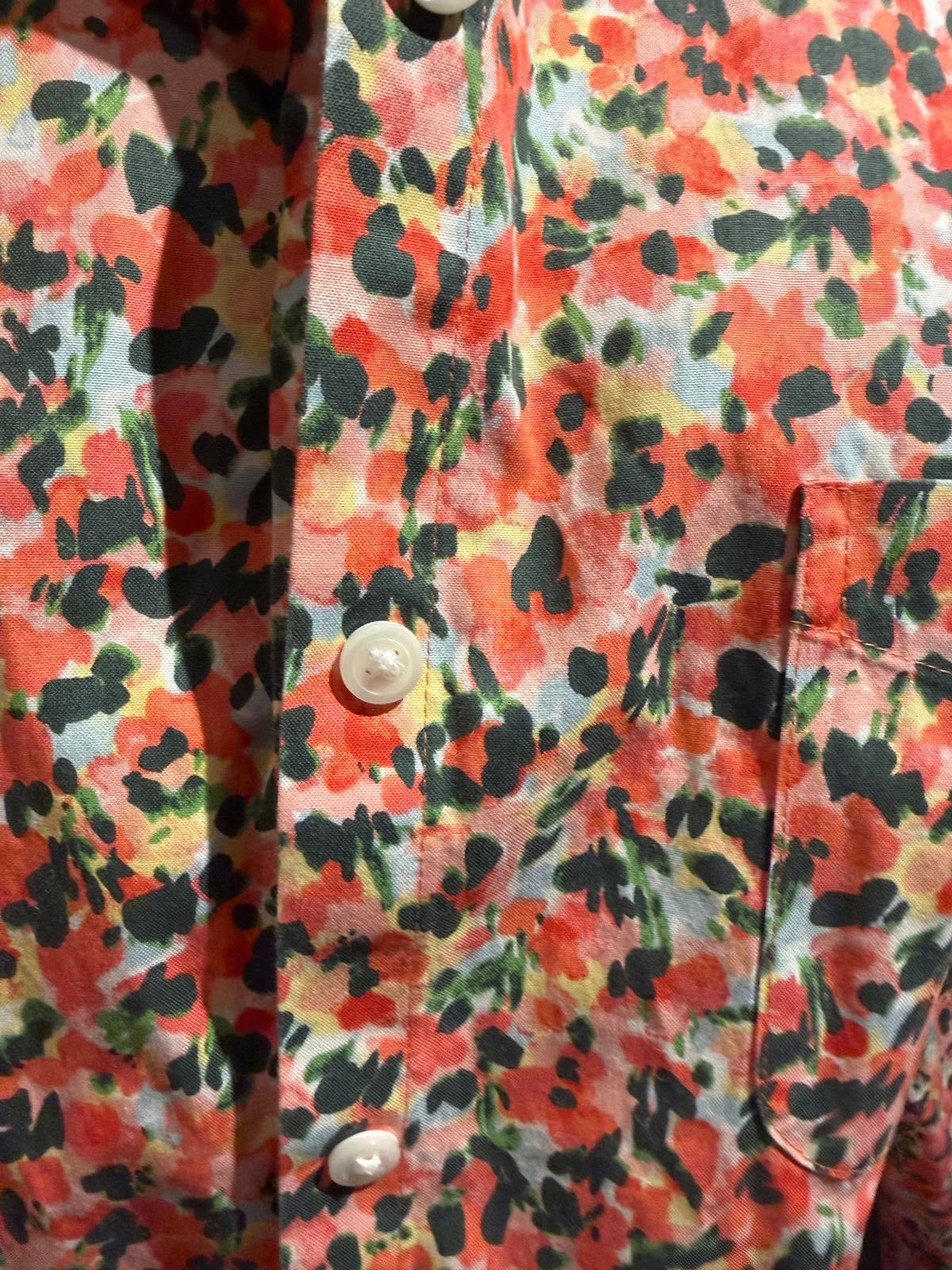 L.L. Bean Long Sleeve Floral Print Button-Up Shirt