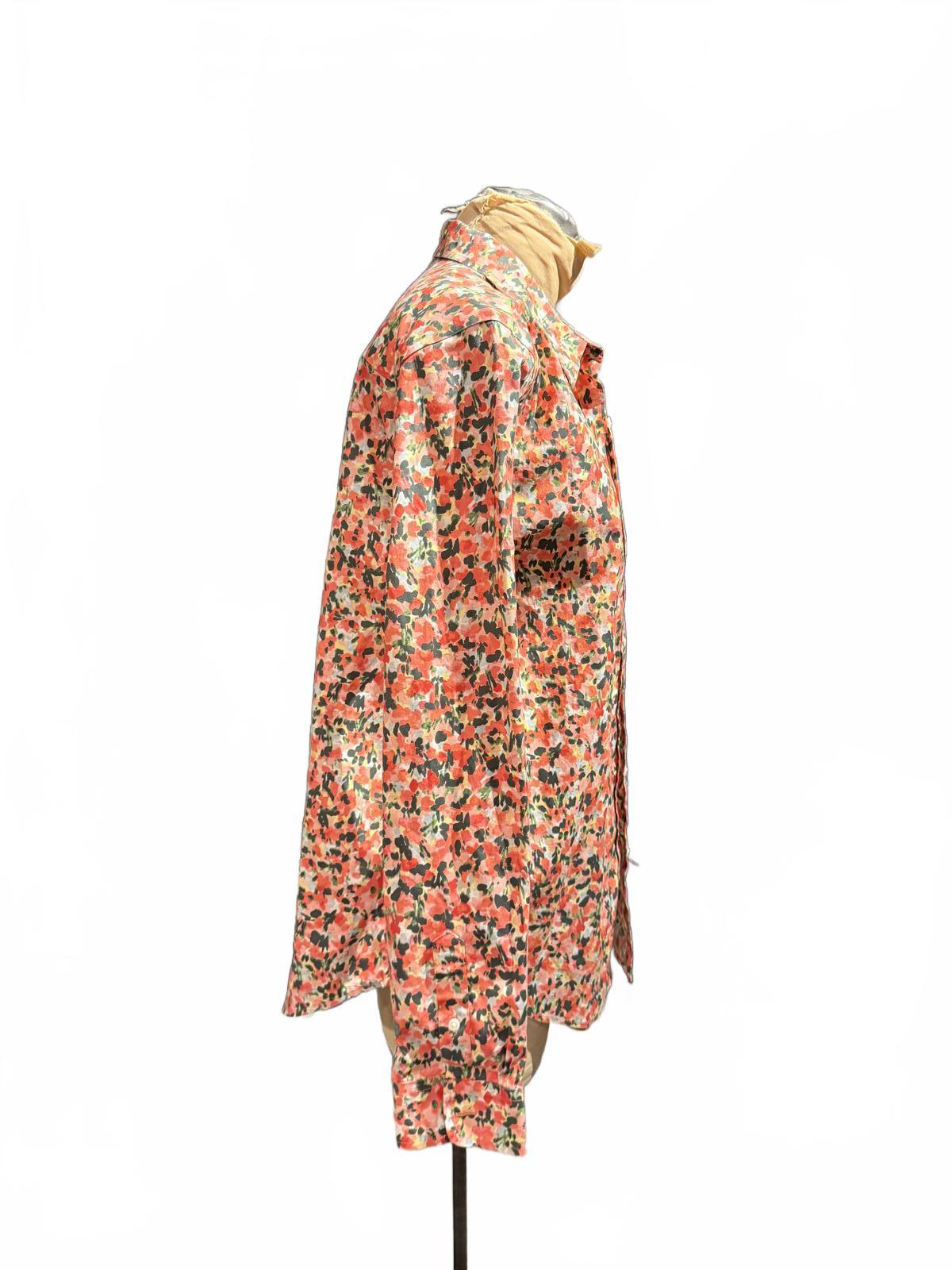 L.L. Bean Long Sleeve Floral Print Button-Up Shirt