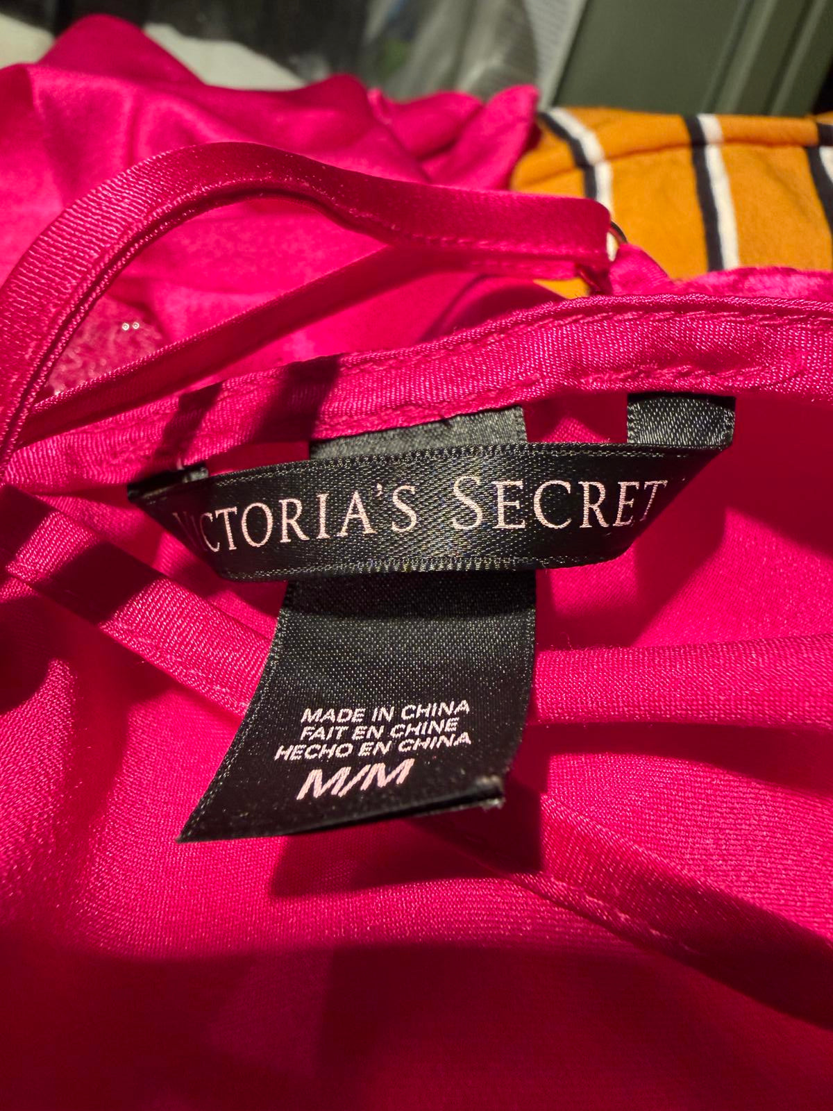 Victoria’s Secret Pink Satin and Lace Lingerie Slip Dress