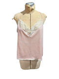 Avon Private Treasures Vintage Light Pink Lace Trim Camisole Top