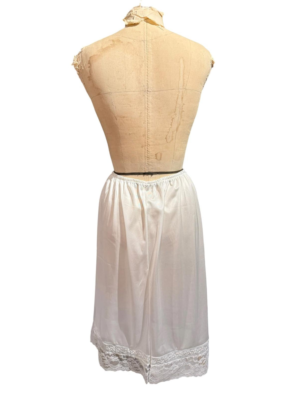 Sears Vintage White Half Slip with Lace Trim