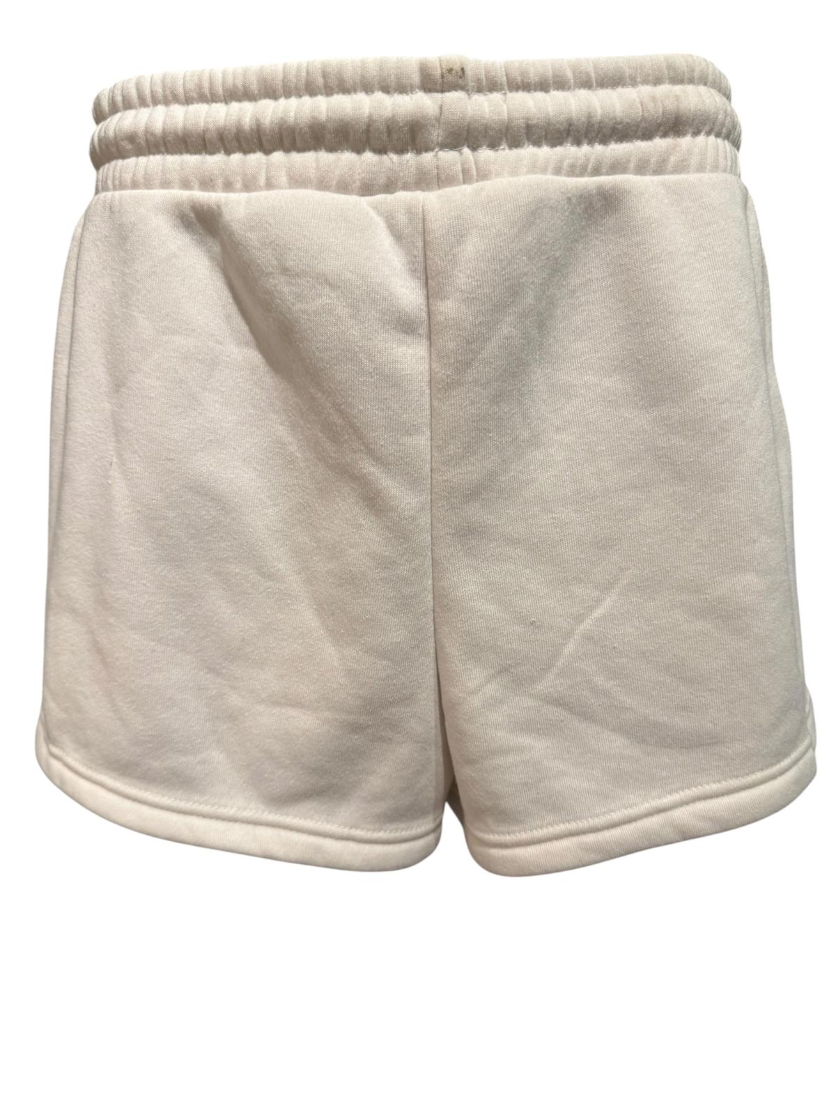 Better Together Cream Drawstring Shorts with Paris Print