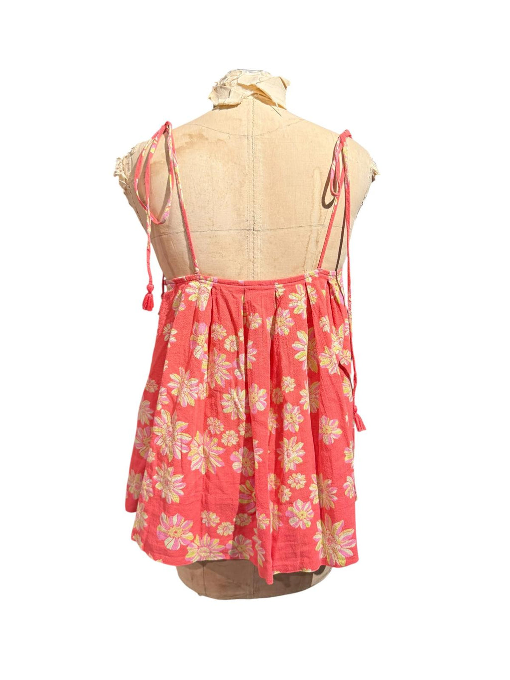 Free People Floral Print Sleeveless Summer Dress Top