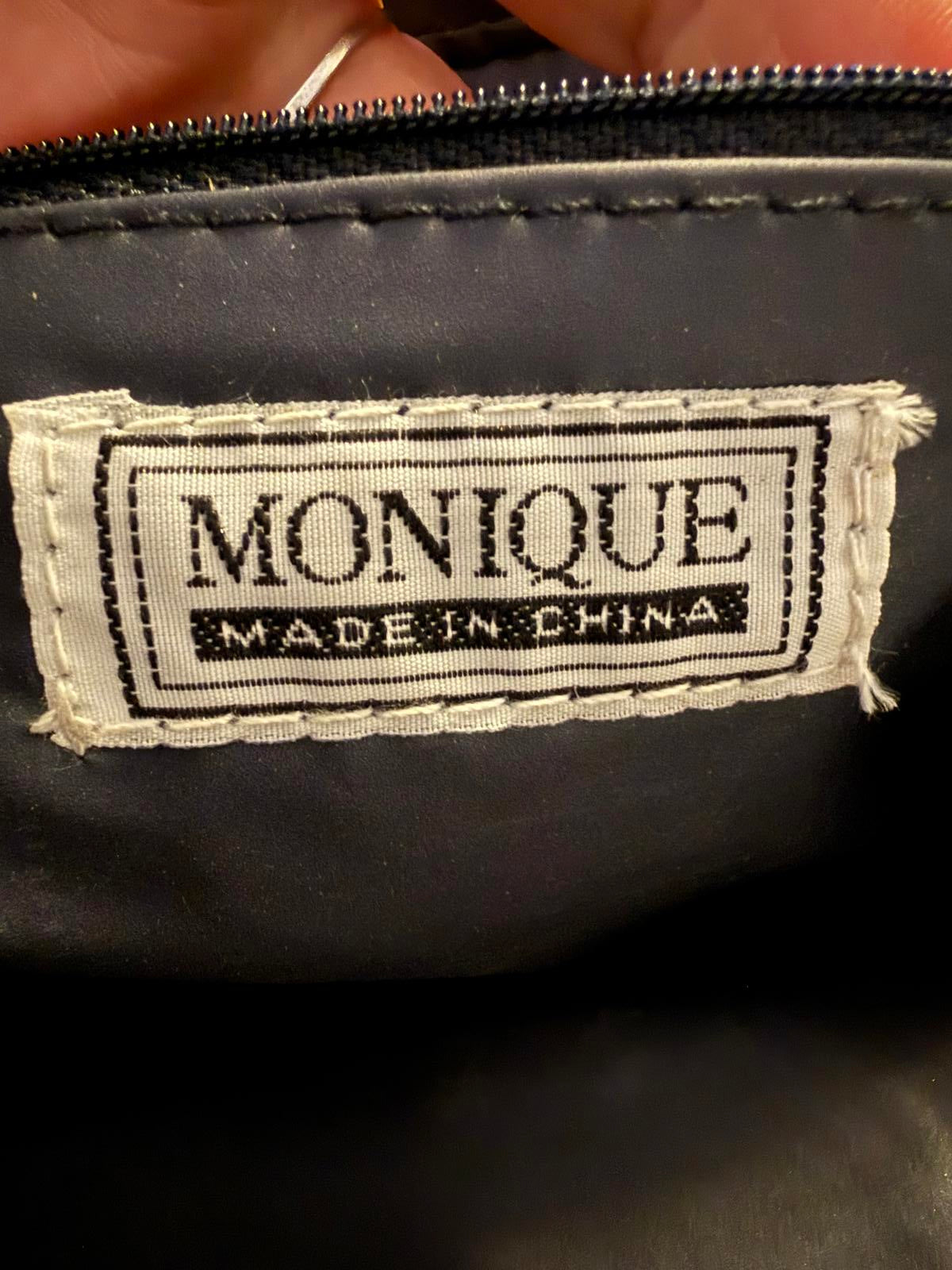 Moda Italia Venezia Monique Black Leather Shoulder Bag