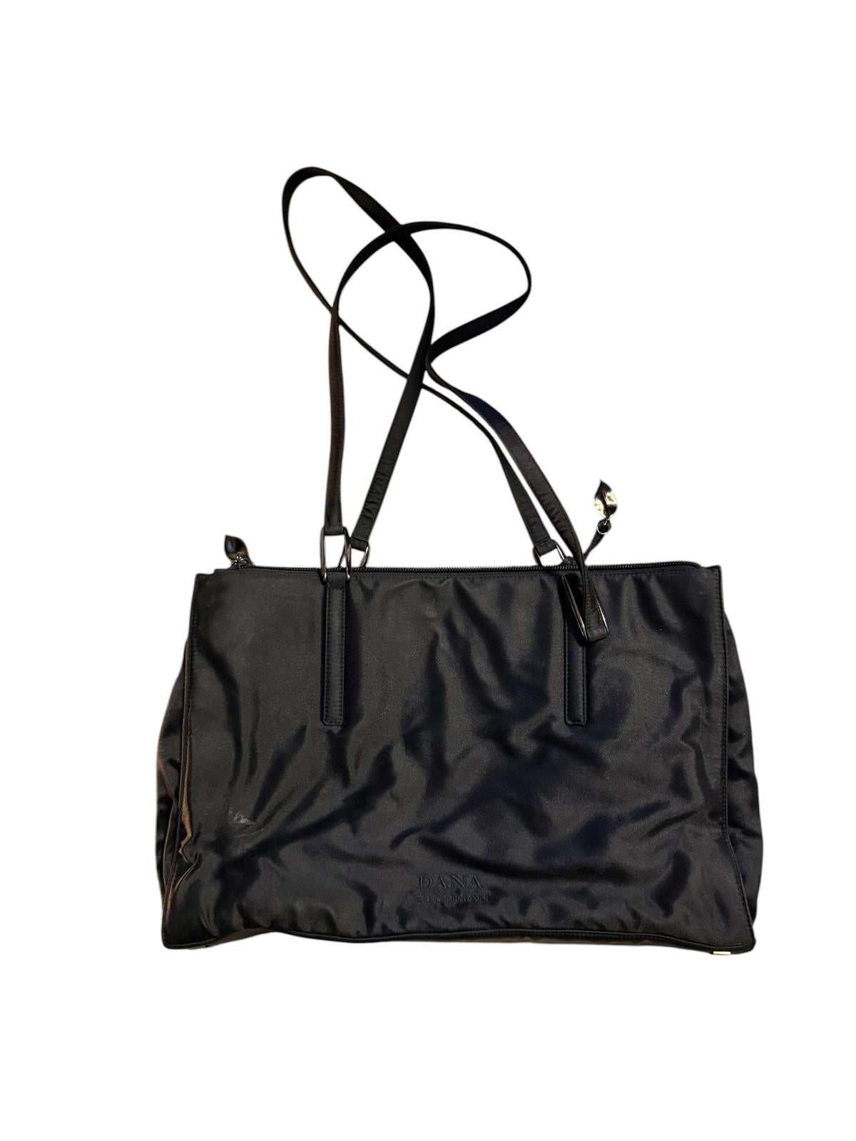 Dana Buchman Black Nylon Tote Bag