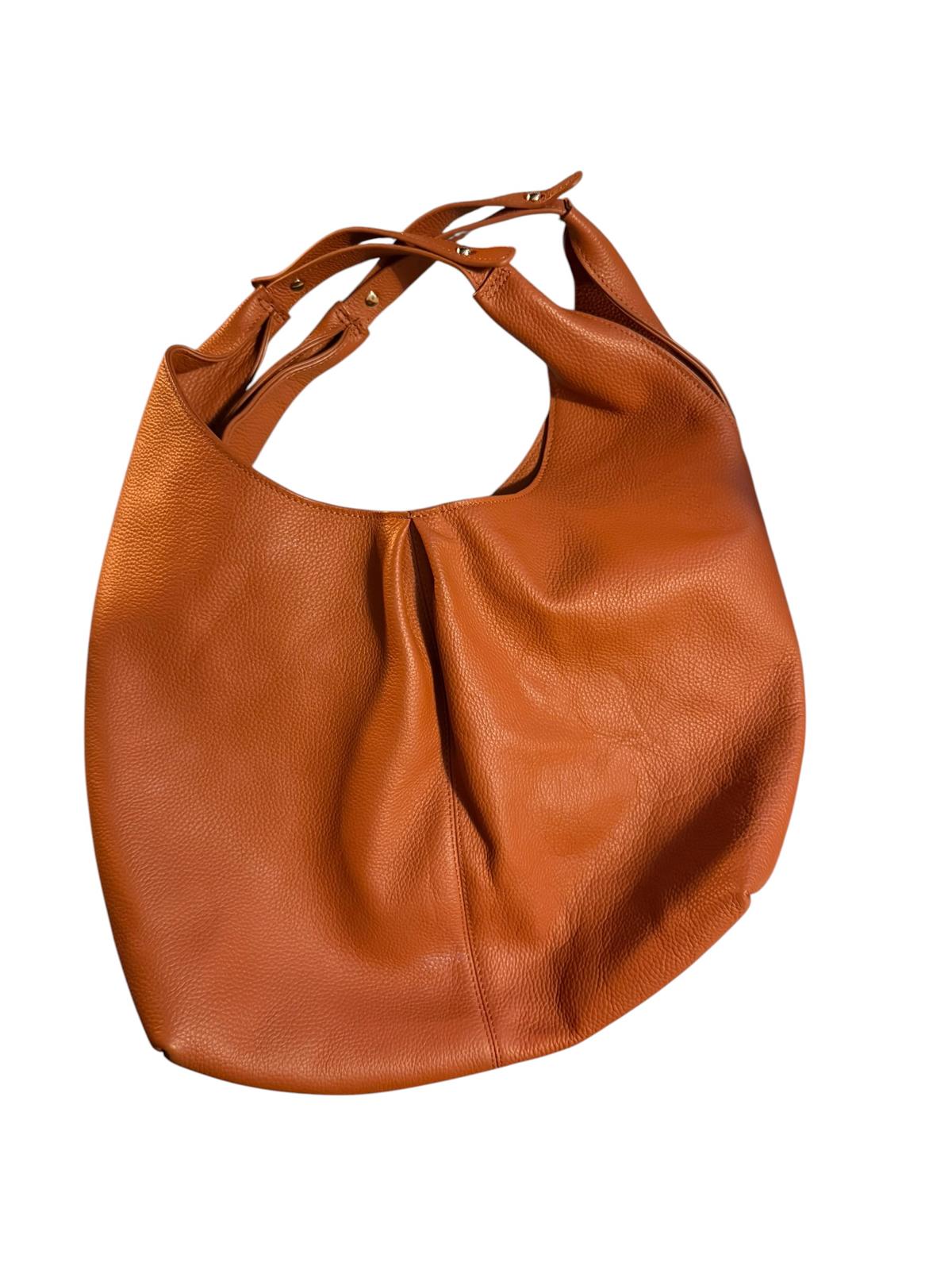 Laggo Nadia Slouchy British Tan Hobo Shoulder Bag