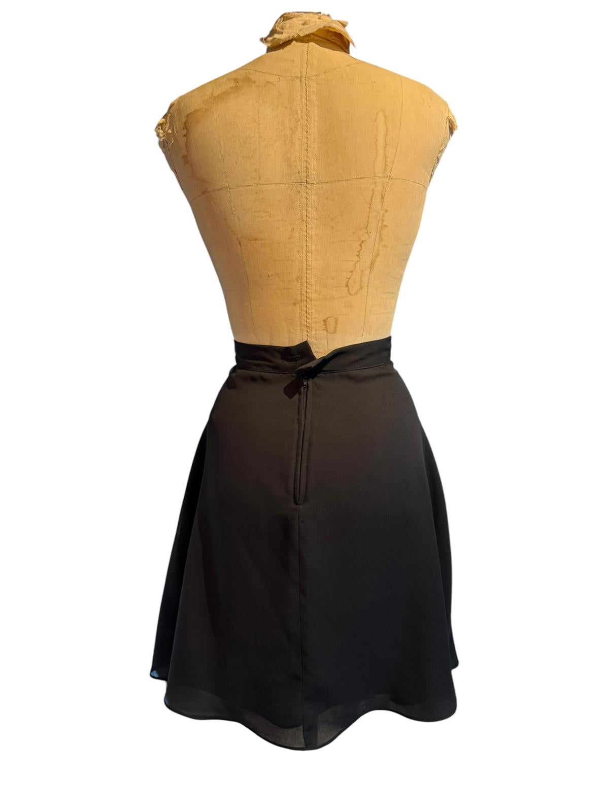 Andrea Viccaro Classic Black A-Line Skirt