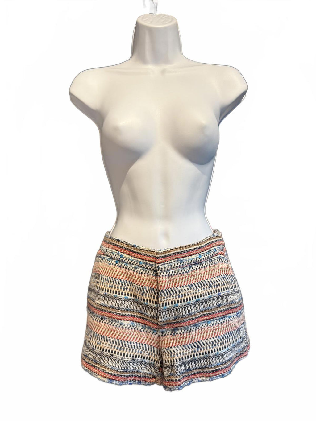 Joie Multicolor Woven Patterned Shorts