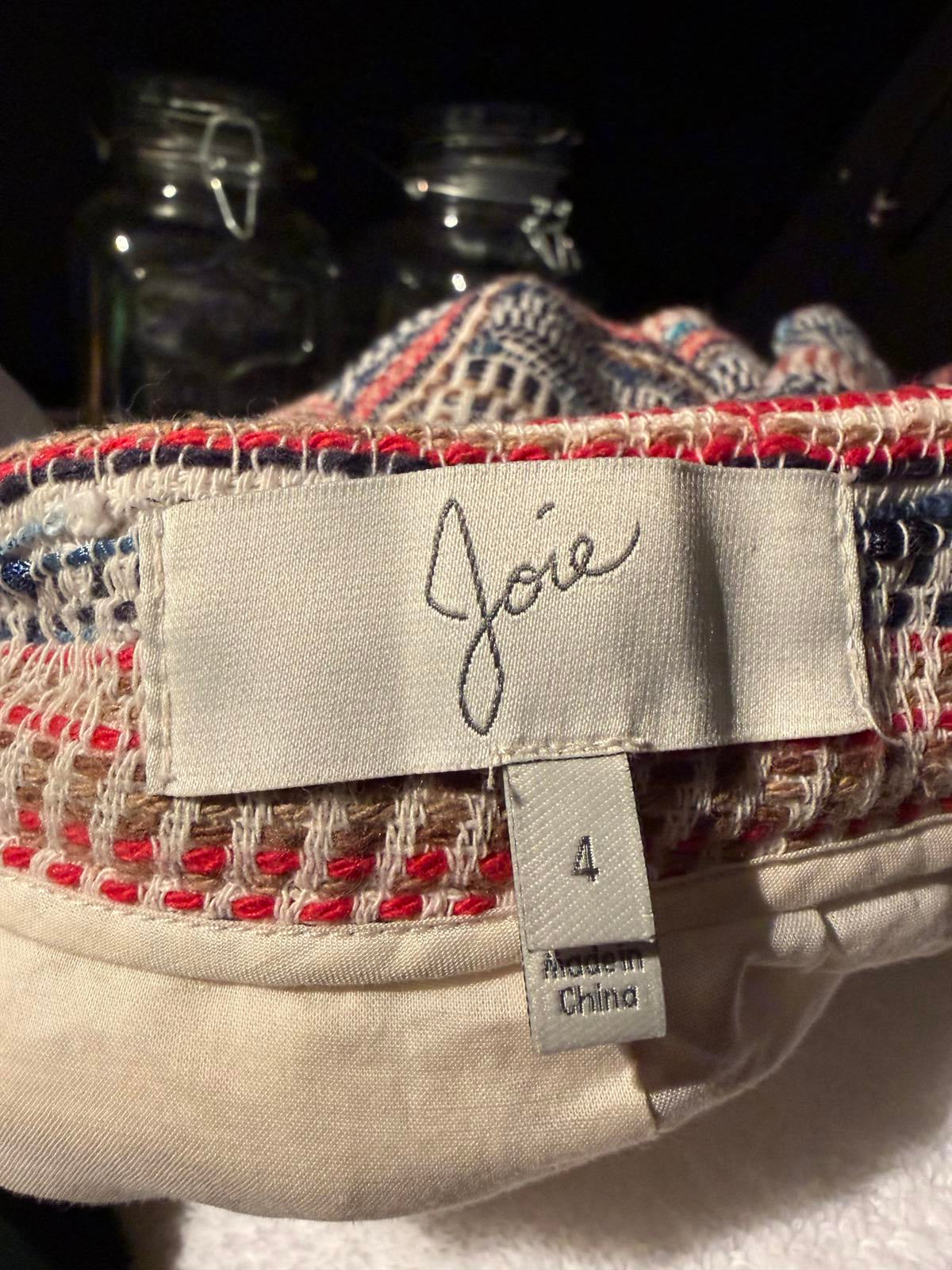 Joie Multicolor Woven Patterned Shorts