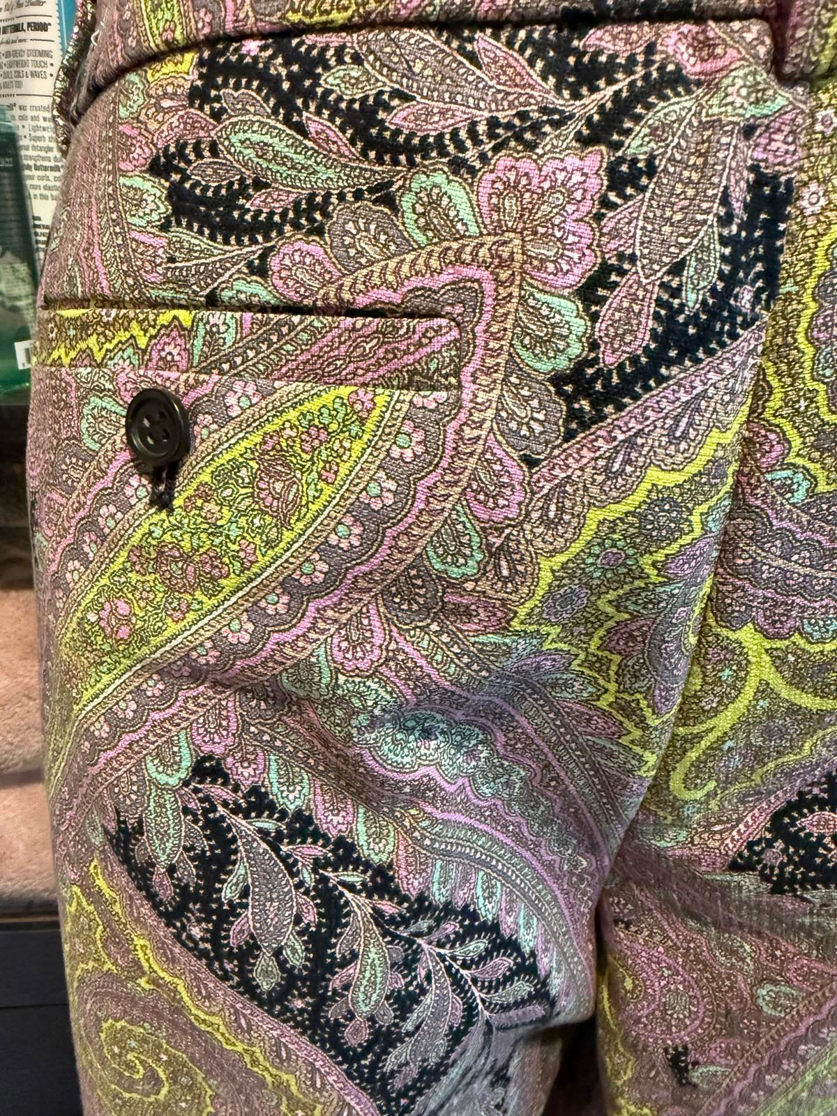 J. Crew Paisley Print Pants